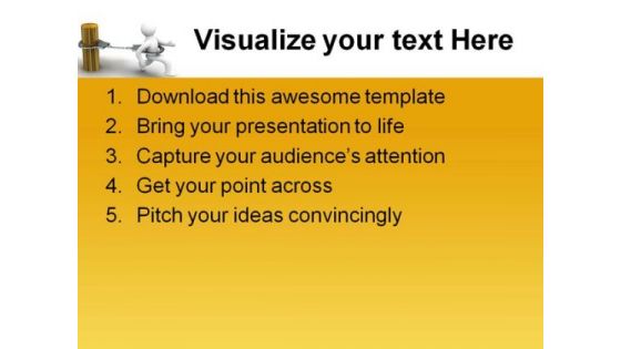 Promissory Notes People PowerPoint Template 1110