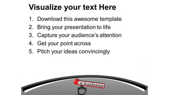 Promote The E Business Technique PowerPoint Templates Ppt Backgrounds For Slides 0613