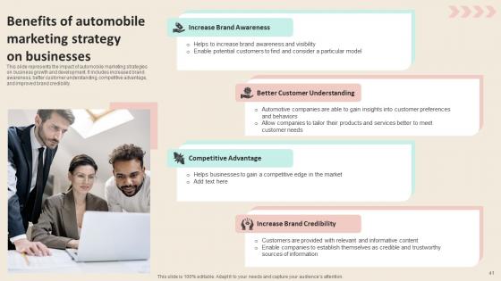Promotional Strategies To Increase Revenue For Automobile Industry Ppt PowerPoint Presentation Complete Deck