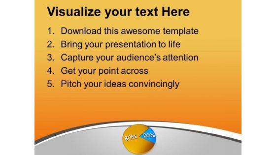 Proportional Pie Chart Business Statistics PowerPoint Templates Ppt Backgrounds For Slides 0413