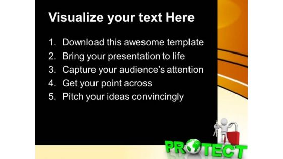 Protect Globe Environment PowerPoint Templates And PowerPoint Themes 0812