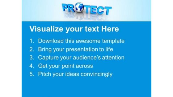 Protect Globe Security PowerPoint Templates And PowerPoint Themes 0812