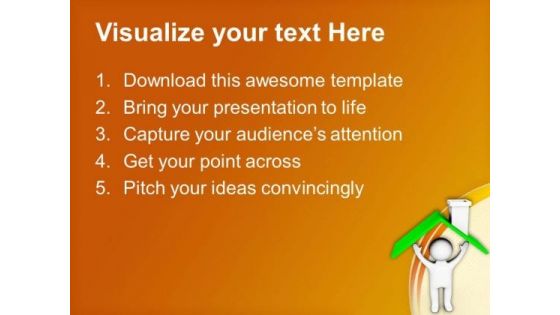 Protect Yourself With Buying A House PowerPoint Templates Ppt Backgrounds For Slides 0713