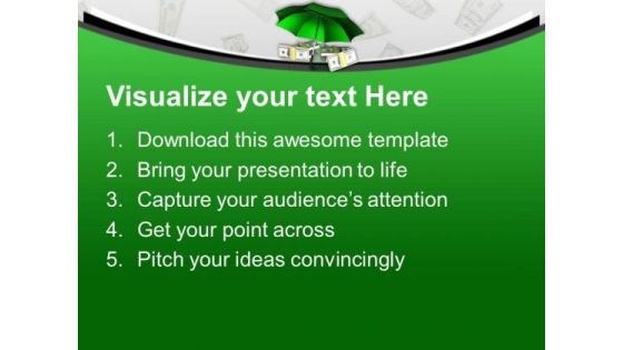 Protecting Money Finance Theme PowerPoint Templates Ppt Backgrounds For Slides 0513
