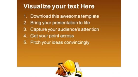 Protection Equipment Construction PowerPoint Templates And PowerPoint Backgrounds 0711
