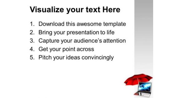 Protection Of Information And Technology PowerPoint Templates Ppt Backgrounds For Slides 0313