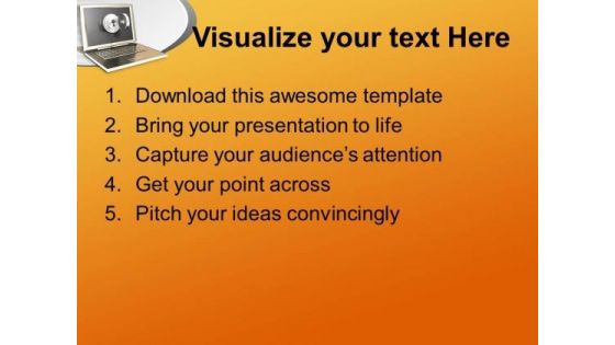 Protection Of Information Technology PowerPoint Templates Ppt Backgrounds For Slides 0213