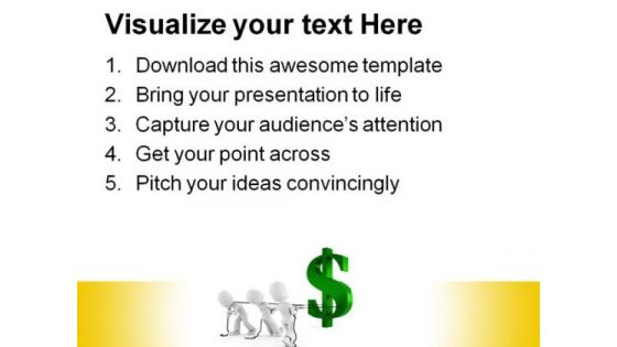 Pulling The Dollar Finance PowerPoint Templates And PowerPoint Backgrounds 0311