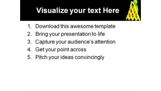 Puppet Making Pyramid Business PowerPoint Templates And PowerPoint Backgrounds 0311