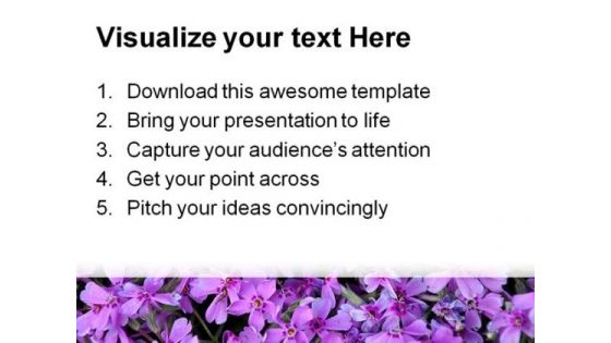Purple Flowers Nature PowerPoint Templates And PowerPoint Backgrounds 0211