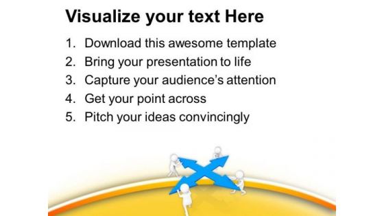 Push Away The Confusion PowerPoint Templates Ppt Backgrounds For Slides 0813