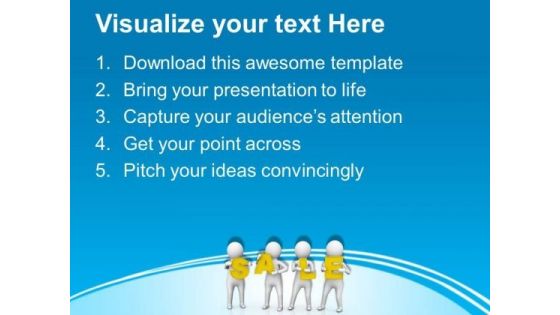 Put Few Ideas For Sale PowerPoint Templates Ppt Backgrounds For Slides 0713