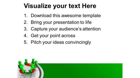 Put Issuses Forward In Business Meeting PowerPoint Templates Ppt Backgrounds For Slides 0713