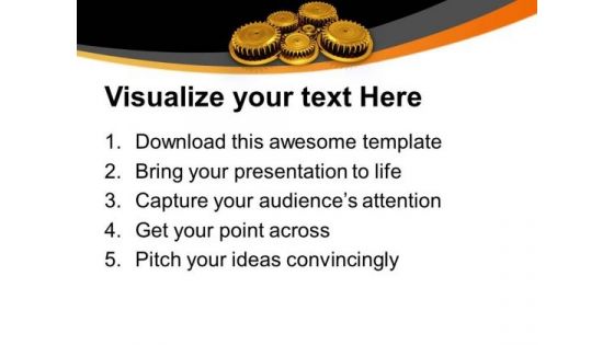 Put Right Gears In Process Flow PowerPoint Templates Ppt Backgrounds For Slides 0713