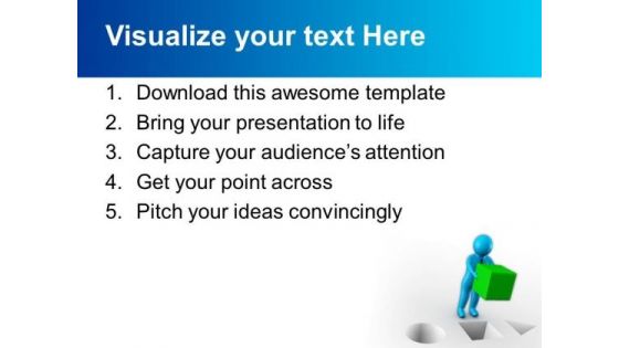 Put Right Solution Part At Right Place PowerPoint Templates Ppt Backgrounds For Slides 0713