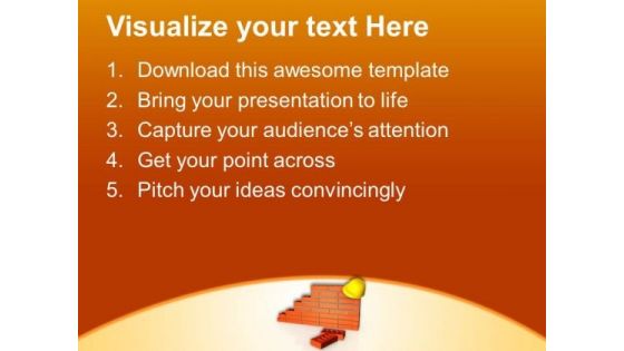 Put Security On Construction Site PowerPoint Templates Ppt Backgrounds For Slides 0713