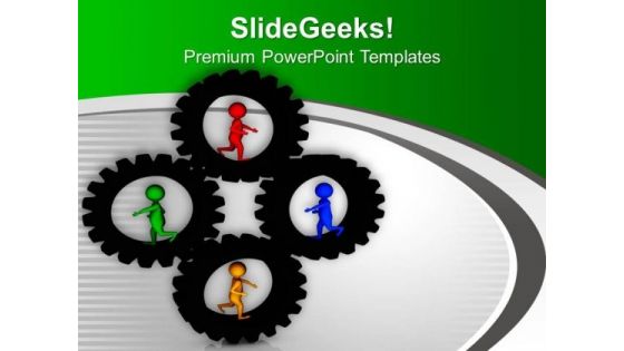 Put Some Good Gears For Business Growth PowerPoint Templates Ppt Backgrounds For Slides 0713
