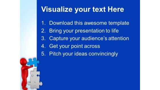 Put The Right Part Of Solution To Fix Problem PowerPoint Templates Ppt Backgrounds For Slides 0613