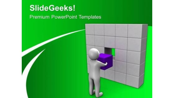 Put The Solution For Complete The Task PowerPoint Templates Ppt Backgrounds For Slides 0613
