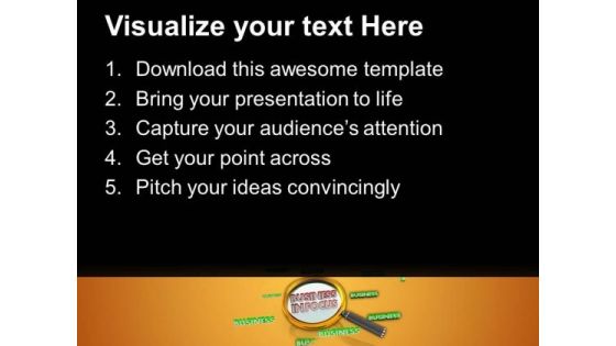 Put Your Business In Focus PowerPoint Templates Ppt Backgrounds For Slides 0713