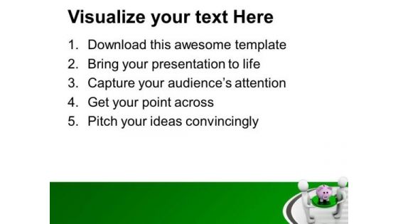 Put Your Saving On Hold PowerPoint Templates Ppt Backgrounds For Slides 0613