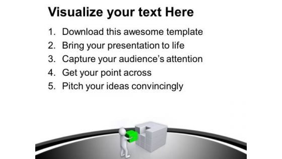 Putting Right Part Can Fix Problems PowerPoint Templates Ppt Backgrounds For Slides 0713