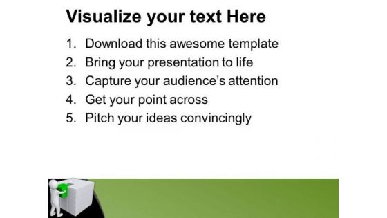Putting Right Part Is Nessecary PowerPoint Templates Ppt Backgrounds For Slides 0613