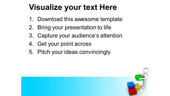 Putting The Right Part Is Important PowerPoint Templates Ppt Backgrounds For Slides 0713
