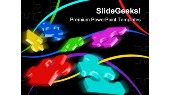 Puzzle Abstract Background PowerPoint Themes And PowerPoint Slides 0711