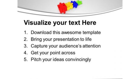 Puzzle Bar Graph Business PowerPoint Templates Ppt Backgrounds For Slides 0413