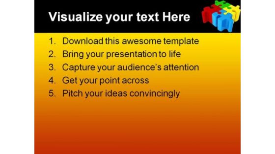Puzzle Business PowerPoint Templates And PowerPoint Backgrounds 0211