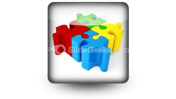 Puzzle ConnectedPowerPoint Icon S