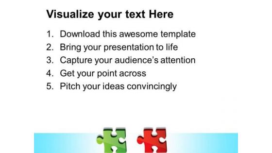 Puzzle Connection Communication PowerPoint Templates And PowerPoint Themes 0212