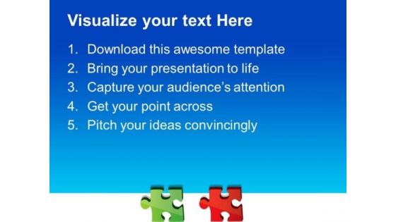 Puzzle Connection Communication PowerPoint Templates And PowerPoint Themes 0212