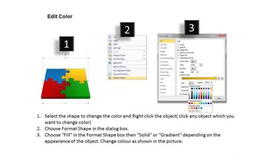 Puzzle Crossword Pest Analysis Layout Circular Flow Diagram PowerPoint Templates