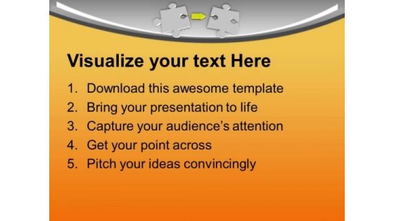 Puzzle For Business Solution PowerPoint Templates Ppt Backgrounds For Slides 0613