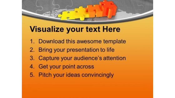 Puzzle For Solution Showing Growth PowerPoint Templates Ppt Backgrounds For Slides 0313