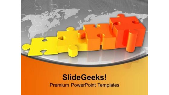 Puzzle For Solution Showing Growth PowerPoint Templates Ppt Backgrounds For Slides 0313