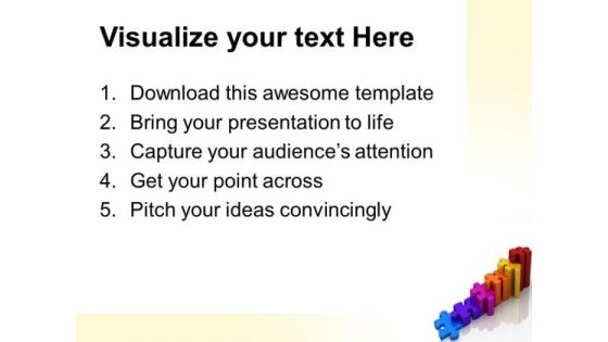 Puzzle Graph Business PowerPoint Templates And PowerPoint Themes 0512