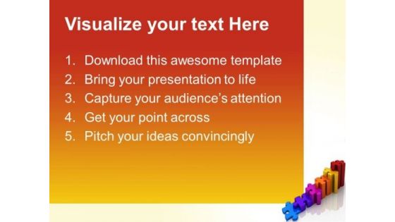 Puzzle Graph Business PowerPoint Templates And PowerPoint Themes 0512