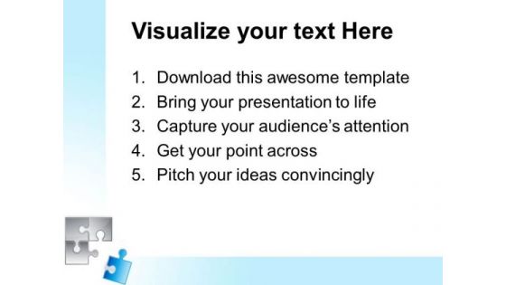 Puzzle Last Piece Success PowerPoint Templates And PowerPoint Themes 0512