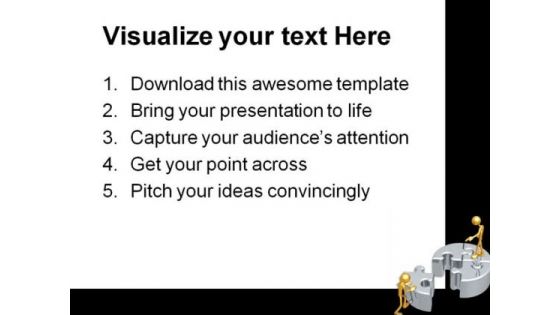 Puzzle Leadership PowerPoint Templates And PowerPoint Backgrounds 0511