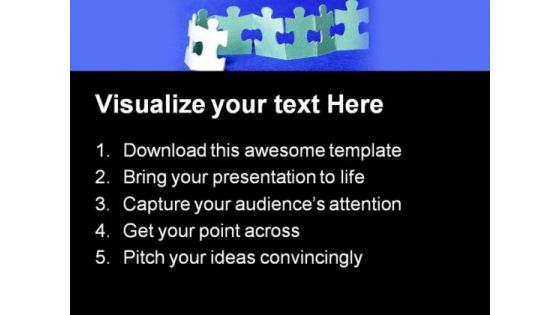 Puzzle Leadership PowerPoint Themes And PowerPoint Slides 0711