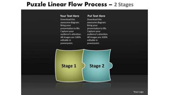 Puzzle Linear Flow Process 2 Stages