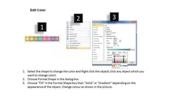 Puzzle Linear Flow Process 8 Stages Charts Examples PowerPoint Templates