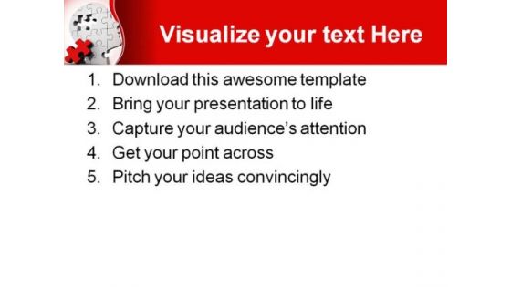 Puzzle Mind Business PowerPoint Backgrounds And Templates 0111