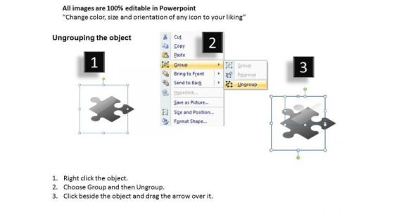 Puzzle Pieces Fitting Style 2 Ppt 9