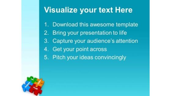 Puzzle Pieces Of Business Concepts PowerPoint Templates Ppt Backgrounds For Slides 0713