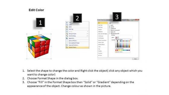 Puzzle Rubiks Cube PowerPoint Slides And Ppt Diagram Templates