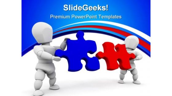 Puzzle Solution Business PowerPoint Templates And PowerPoint Backgrounds 0411
